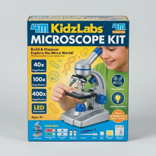 4M KidzLabs Microscope Kit