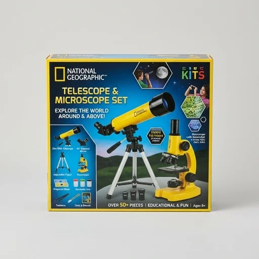 National Geographic Microscope and Telescope Set